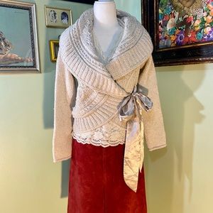 cowl wrap sweater